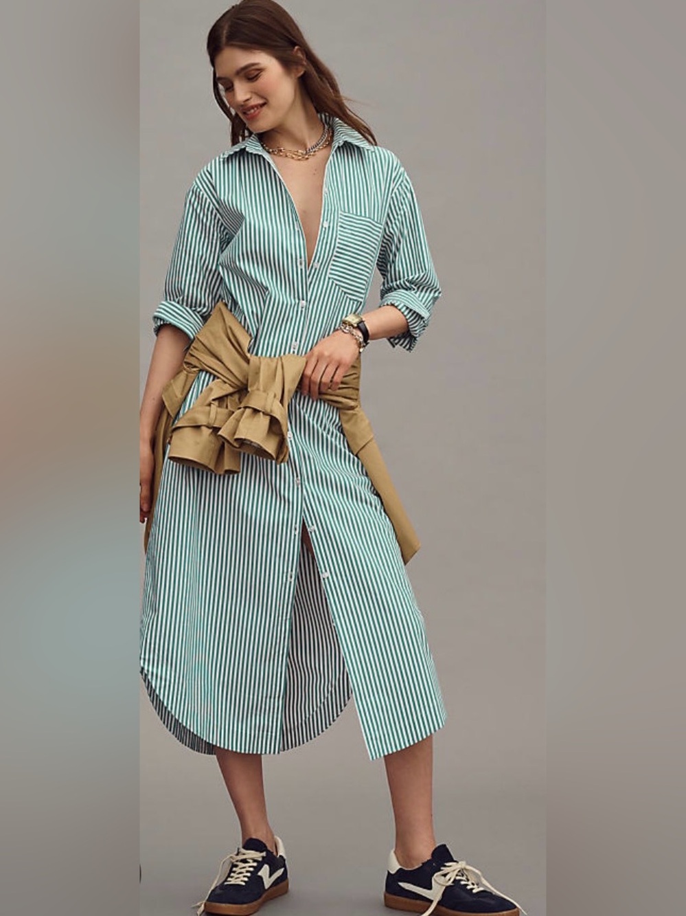 Anthropologie Maeve Soren Shirt Dress